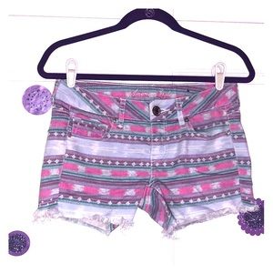 American Eagle Outfitters | Pastel Pattern Shorts